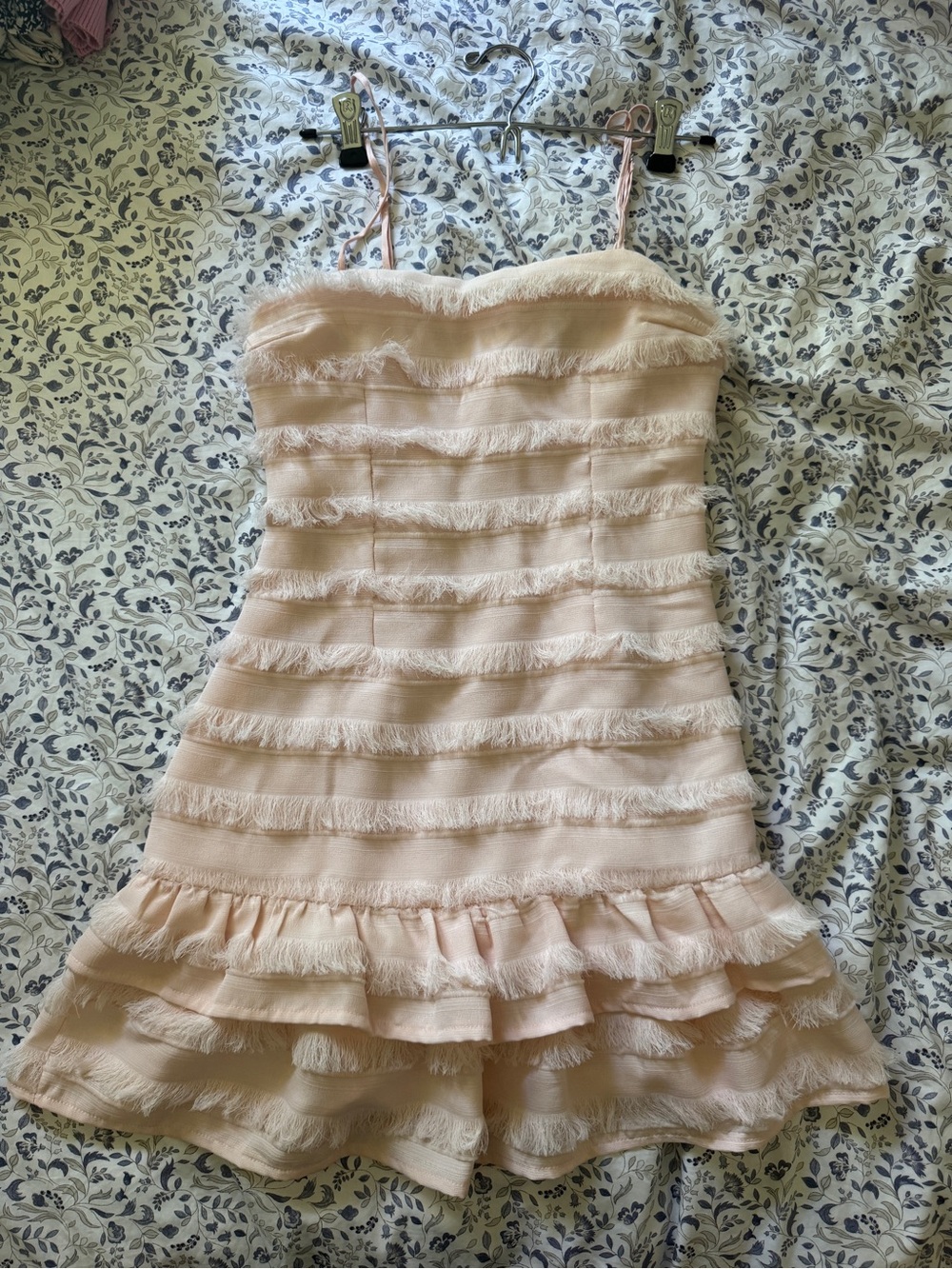 Princess Polly Light pink ruffle dress